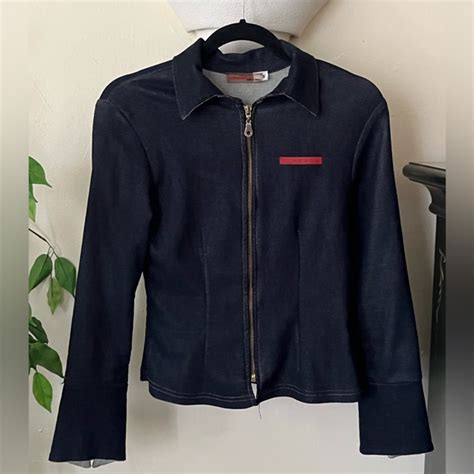 prada blue shirt|prada zip up shirt.